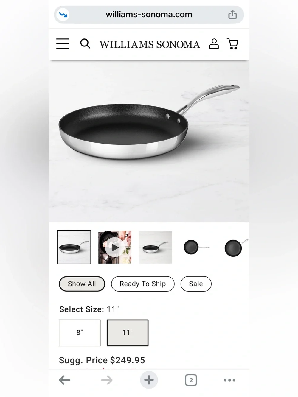 New scanpan fry pan